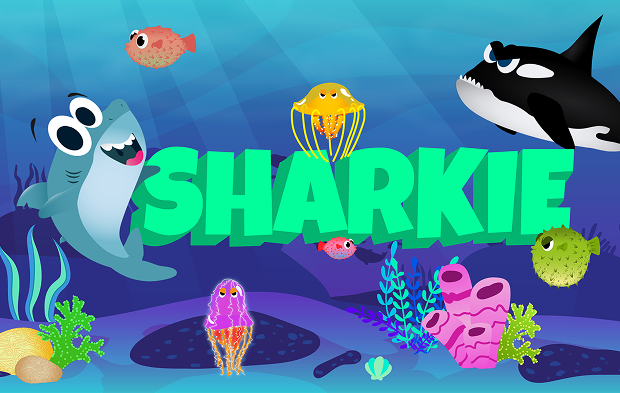 Screenshot vom Projekt Sharkie